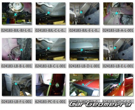 Daihatsu Tanto (LA600S LA610S) 2013-2019 (RH Japanese market) Body dimensions