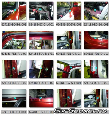 Daihatsu Tanto (LA600S LA610S) 2013-2019 (RH Japanese market) Body dimensions