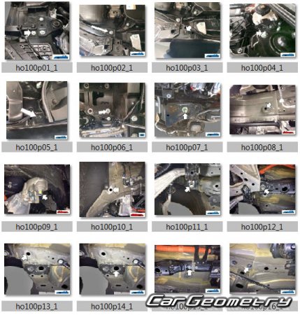 Honda Clarity Fuel Cell (ZC4) 2016-2021 (RH Japanese market) Body dimensions