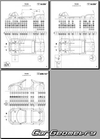 Honda S660 (JW5) 2015-2022 (RH Japanese market) Body dimensions
