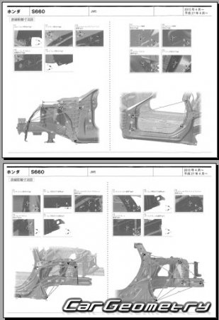 Honda S660 (JW5) 2015-2022 (RH Japanese market) Body dimensions