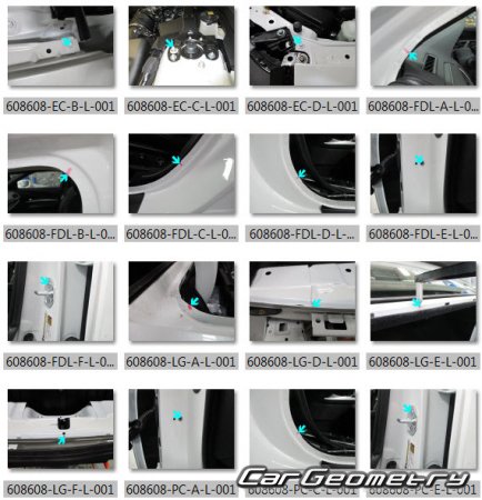 Honda Legend Hybrid (KC2) 2015-2021 (RH Japanese market) Body dimensions