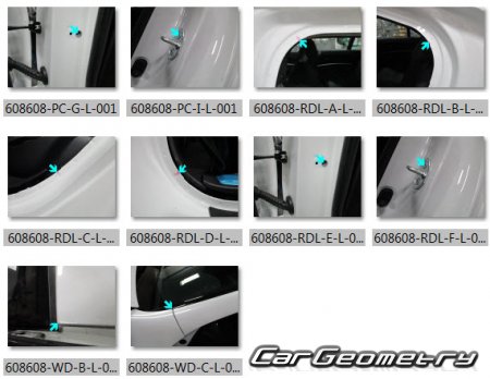 Honda Legend Hybrid (KC2) 2015-2021 (RH Japanese market) Body dimensions