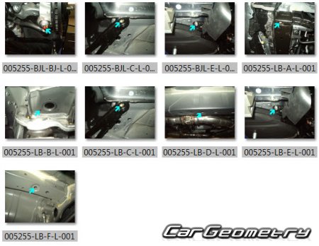 Mitsubishi Dignity & Proudia (Y51) 2012-2016 (RH Japanese market) Body dimensions