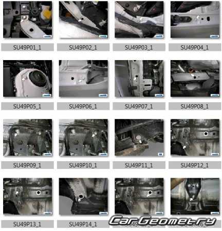 Subaru Forester (SJG SJ5) 2012-2018 (RH Japanese market) Body dimensions