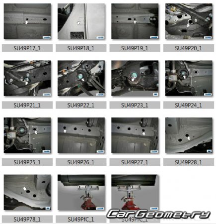 Subaru Forester (SJG SJ5) 2012-2018 (RH Japanese market) Body dimensions