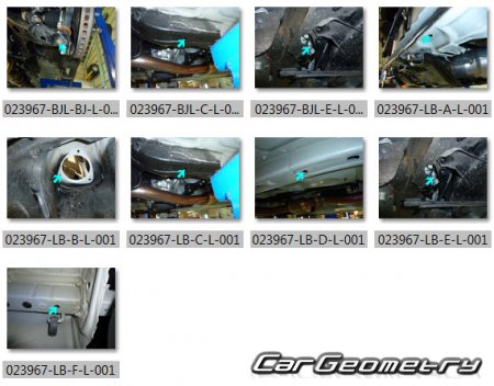 Subaru Forester (SJG SJ5) 2012-2018 (RH Japanese market) Body dimensions