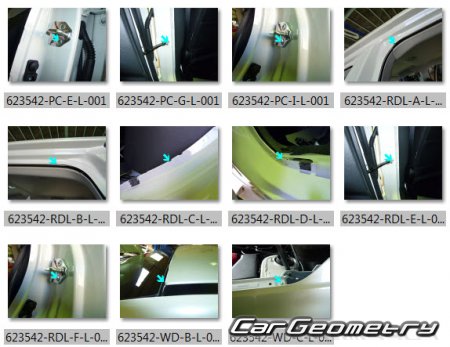 Subaru Forester (SJG SJ5) 2012-2018 (RH Japanese market) Body dimensions