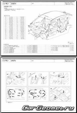 Nissan Sylphy (B17) 2012-2020 (RH Japanese market) Body dimensions