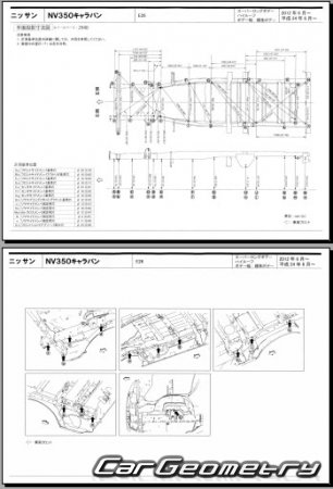 Nissan NV350 Caravan (E26) 2012-2021 (RH Japanese market) Body dimensions