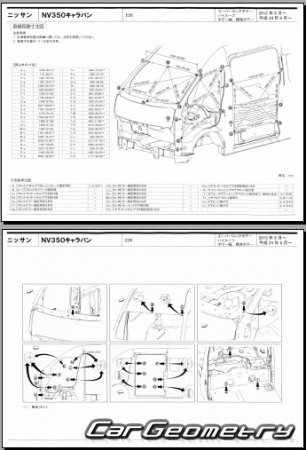 Nissan NV350 Caravan (E26) 2012-2021 (RH Japanese market) Body dimensions