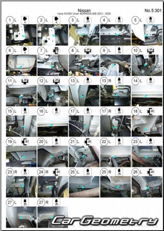 Nissan NV350 Caravan (E26) 2012-2021 (RH Japanese market) Body dimensions