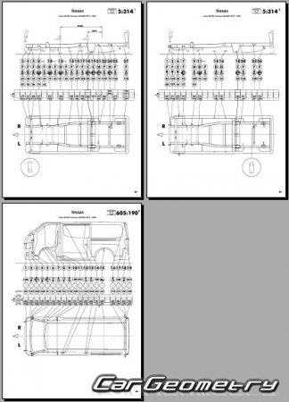 Nissan NV350 Caravan (E26) 2012-2021 (RH Japanese market) Body dimensions
