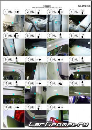 Nissan NV350 Caravan (E26) 2012-2021 (RH Japanese market) Body dimensions