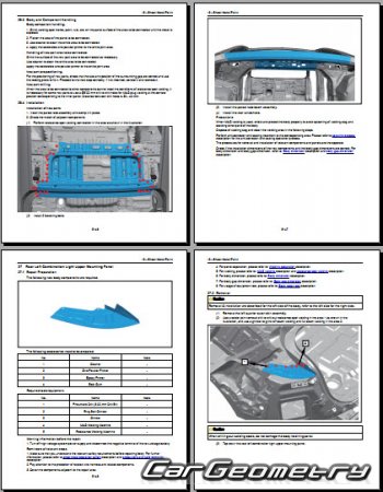   EXEED Exlantix E03 ES  2025 Body Repair Manual