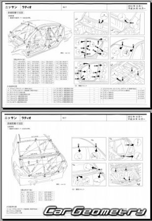 Nissan Latio (N17) 2012-2016 (RH Japanese market) Body dimensions