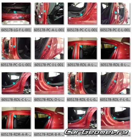 Nissan Latio (N17) 2012-2016 (RH Japanese market) Body dimensions