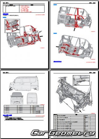 Mitsubishi Minicab & Town Box 2015-2021 (RH Japanese market) Body Repair Manual