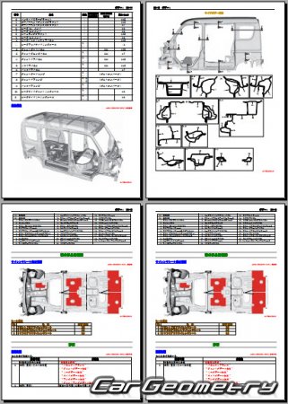 Mitsubishi Minicab & Town Box 2015-2021 (RH Japanese market) Body Repair Manual