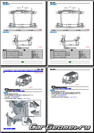 Mitsubishi Minicab & Town Box 2015-2021 (RH Japanese market) Body Repair Manual