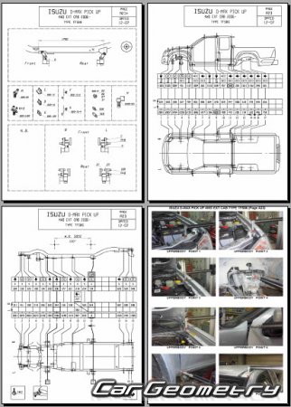 Isuzu D-Max 2007-2012 Body dimensions
