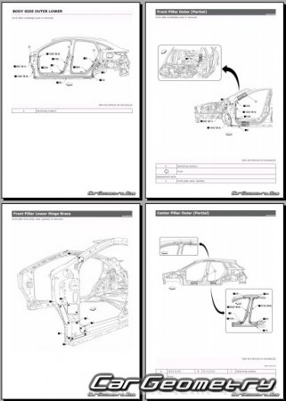   Infiniti QX55 (FJ55) 2021-2027 Body Repair Manual