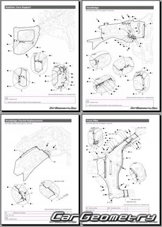 Nissan Navara (D23) 2015-2023 (KING CAB  DOUBLE CAB) Body Repair Manual