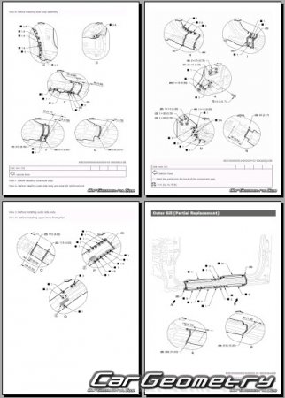Nissan Navara (D23) 2015-2023 (KING CAB  DOUBLE CAB) Body Repair Manual