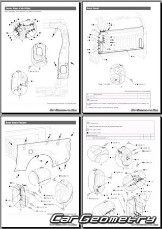 Nissan Navara (D23) 2015-2023 (KING CAB  DOUBLE CAB) Body Repair Manual