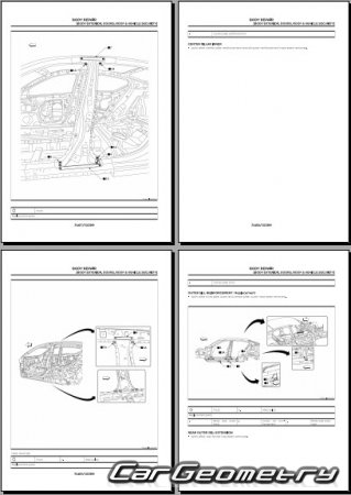   Nissan Altima (L34) 2018-2024 Body Repair Manual