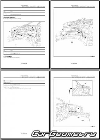   Nissan Altima (L34) 2018-2024 Body Repair Manual