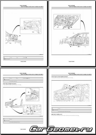  Nissan Altima (L34) 2018-2024 Body Repair Manual