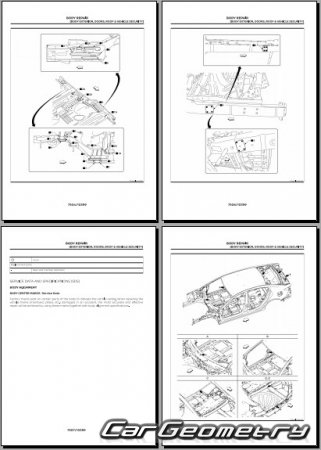   Nissan Altima (L34) 2018-2024 Body Repair Manual