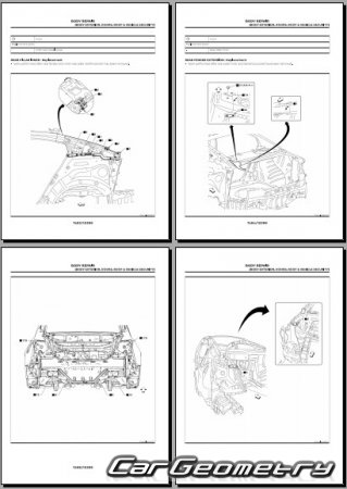   Nissan Altima (L34) 2018-2024 Body Repair Manual