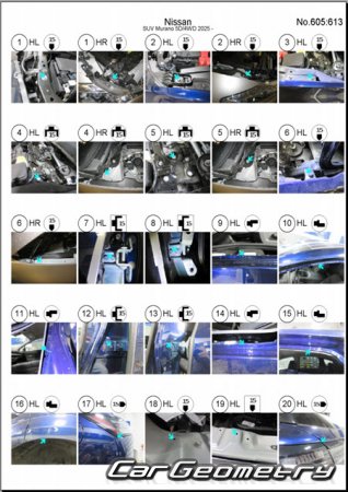   Nissan Murano (Z53)  2025 Body Repair Manual