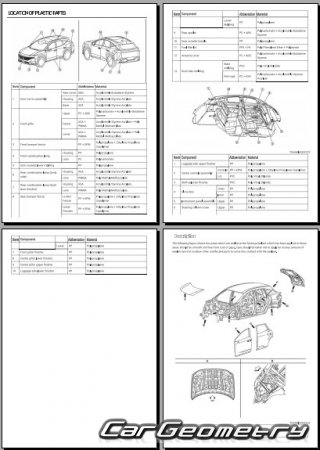   Nissan Murano (Z53)  2025 Body Repair Manual