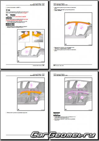 Audi E-Tron GT (F83) 2021-2027 Body Repair Manuals