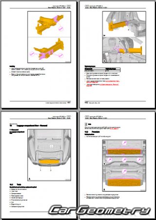 Audi E-Tron GT (F83) 2021-2027 Body Repair Manuals