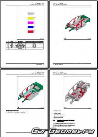 Audi E-Tron GT (F83) 2021-2027 Body Repair Manuals