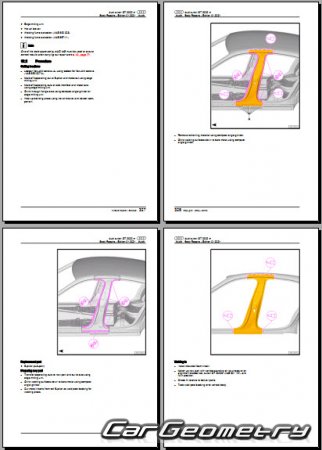 Audi E-Tron GT (F83) 2021-2027 Body Repair Manuals