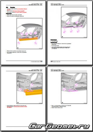 Audi E-Tron GT (F83) 2021-2027 Body Repair Manuals