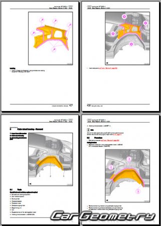Audi E-Tron GT (F83) 2021-2027 Body Repair Manuals