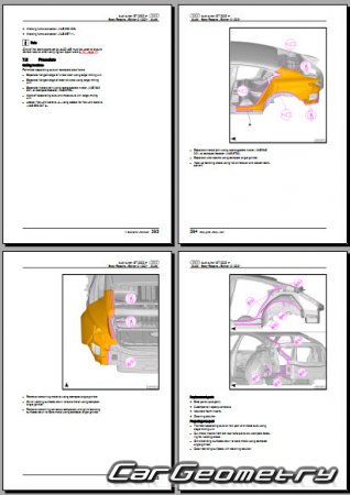 Audi E-Tron GT (F83) 2021-2027 Body Repair Manuals