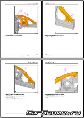 Audi E-Tron GT (F83) 2021-2027 Body Repair Manuals