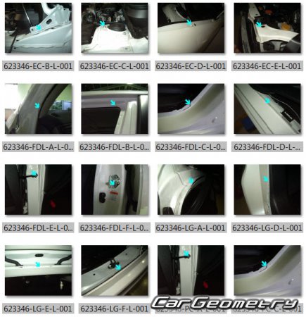   Subaru Exiga (YA4 YA5) 20082015 (RH Japanese market) Body dimensions