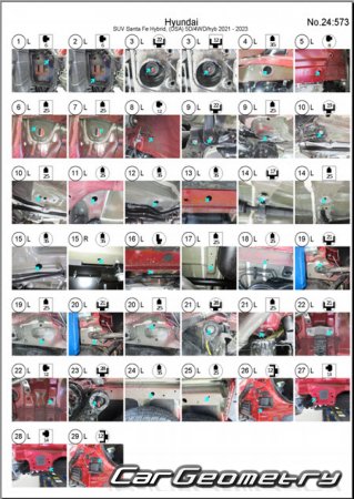   Hyundai Santa Fe Hybrid  Plug-in Hybrid (TM) 2020-2024 Body Repair Manual