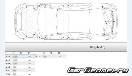 BYD G3 G3R 2009-2014 Body dimensions