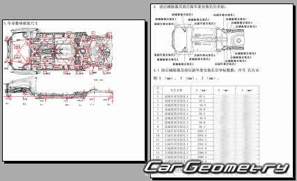 BYD G3 G3R 2009-2014 Body dimensions
