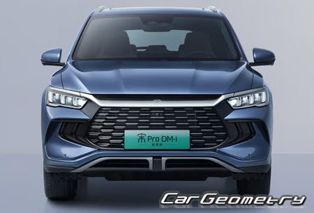 Кузовные размеры BYD Song Pro DM-i (SA2) с 2023, Размеры кузова БИД Сонг Про Кузовные размеры BYD Song Pro DM-i (SA2) с 2023, Размеры кузова БИД Сонг Про