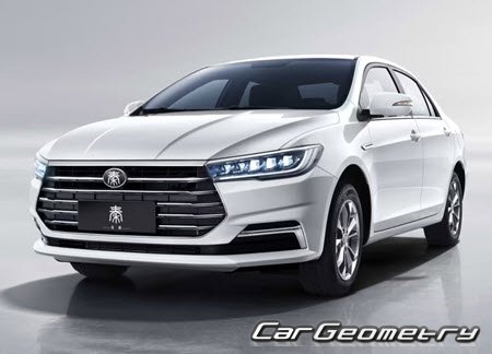 Кузовные размеры BYD Qin Pro 2019–2024, Размеры кузова БИД Квин Кузовные размеры BYD Qin Pro 2019–2024, Размеры кузова БИД Квин